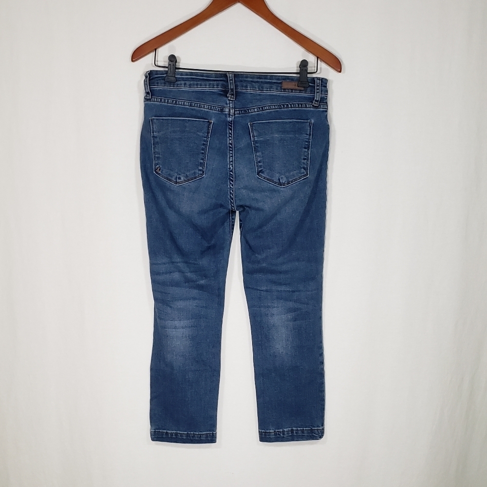 Kut From the Kloth Crop Straight Leg Mid Rise Jeans Women's 6 - Picture 6 of 11